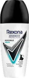 Deodorant 72h Advanced Protection Invisible Aqua Roll On 50ml Rexona