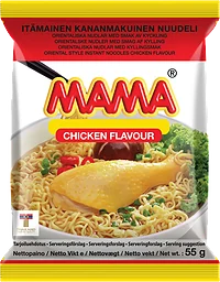 Snabbnudlar Kyckling Smak 55g Mama