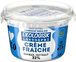 Crème fraiche Laktosfri 32% 2dl ICA I love eco