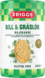 Majskakor Dill/Gräslök 125g Friggs