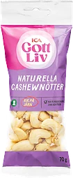 Naturella cashewnötter 70g ICA Gott Liv