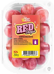 Röda Druvor kärnfria 250g Klass 1 ICA