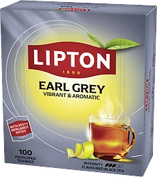 Svart te Earl Grey 100-pack