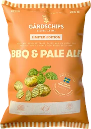 Potatischips BBQ & Pale Ale 150g Gårdschips
