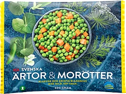 Svenska Ärtor & Morötter 600g ICA