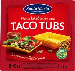 Taco Tubs 145g Santa Maria