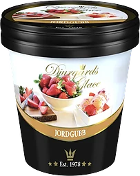 Gräddglass Jordgubb