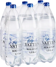 Kolsyrat vatten Naturell 6-p 9l Ica