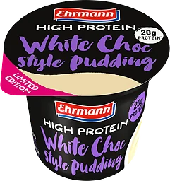 Proteinpudding Vit choklad 2,1% 200g Ehrmann