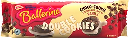 Double Cookies Vanilj 168g Ballerina