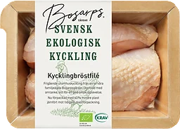 Kycklingbröstfilé Färsk Ekologisk ca 475g KRAV Bosarp