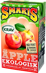 Fruktdryck Äpple 250ml KRAV Smakis