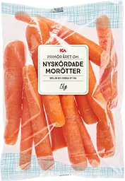 Morötter Nyskördade 1kg Klass 1 ICA