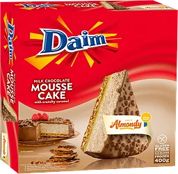 Daim moussetårta Glutenfri Fryst 400g Almondy