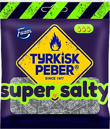 Sockerpåsar Tyrkisk Peber Super Salty