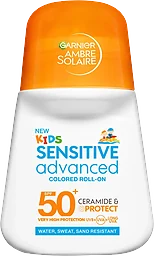 Solskydd Kids Sensitive Advanced Colored Roll-on SPF50+ 50ml Ambre Solaire