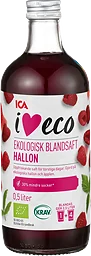 Blandsaft Hallon Ekologisk 50cl KRAV ICA I love eco