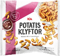 Potatisklyftor utan skal Fryst 800g ICA