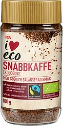 Snabbkaffe Ekologisk 100g ICA I love eco