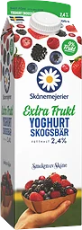 Fruktyoghurt Skogsbär 2,4% 1000g Skånemejerier