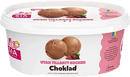 Gräddglass Choklad utan tillsatt socker 750ml SIA Glass