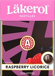 Raspberry Licorice Big Pack Halstablett