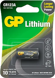 Batteri GP Lithium CR123A 1st GP