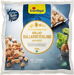 Grillad salladskyckling Fryst 600g Kronfågel