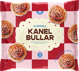 Kanelbullar Fryst/12-pack