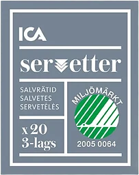 Servett Lingrön 24cm 20-p ICA Home