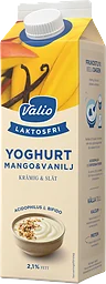 Yoghurt Mango & Vanilj Slät Laktosfri 2,1% 1l Valio