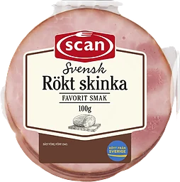 Skinka Rökt 100g Scan