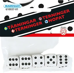 Tärningar 5-pack Kärnan