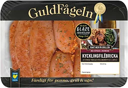 Kycklingfilébricka Marinerad färdig för grillen ca 750g Guldfågeln