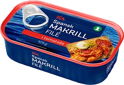 Makrillfilé i tomatsås 125g ICA