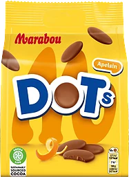Chokladpåse DOTs Apelsin 120g Marabou