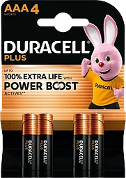 Batteri AAA 4-p Duracell Plus