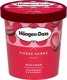 Macaron Strawberry & Raspberry 420ml Häagen Dazs