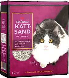 Kattsand Vit Parfymerad 6l ICA