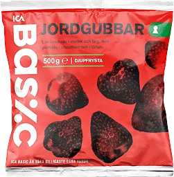 Jordgubbar Fryst 500g ICA Basic