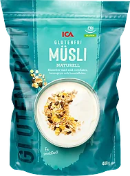 Glutenfri Musli Naturell 400g ICA