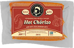 Chorizo Hot Växtbaserad 250g Astrid och aporna