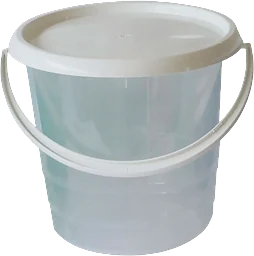 Hink med lock Vit 5l Nordiska Plats AB