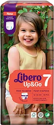 Byxblöjor Up&Go Strl 7 16-26kg 30-p Miljömärkt Libero
