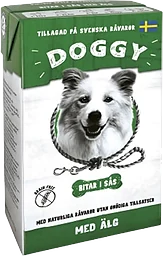 Hundmat blöt Bitar i sås med älg 475gr Doggy