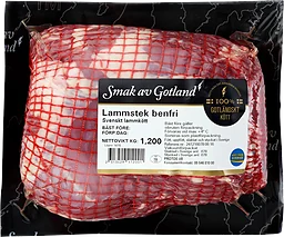 Lammstek Färsk i nät ca 1,2kg Smak av Gotland