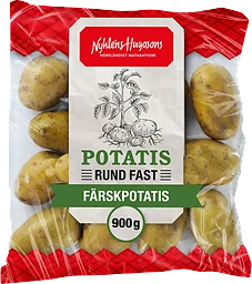Potatis Rund Fast Färsk 900g Nyhléns Hugosons