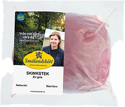 Skinkstek Färsk av gris ca 1kg Smålandskött