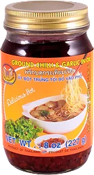 Hackad Chili & Vitlök I Olja 227g Double Seahorse