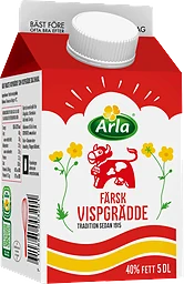 Färsk vispgrädde 40% 5dl Arla Ko®